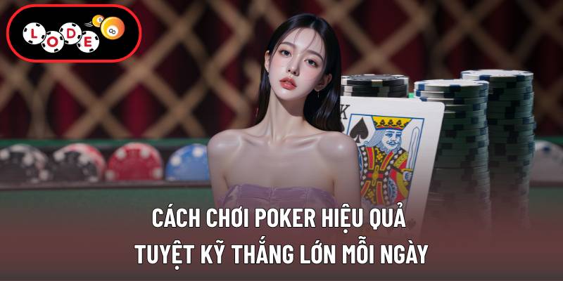 Cách Chơi Poker Hiệu Quả - Tuyệt Kỹ Thắng Lớn Mỗi Ngày