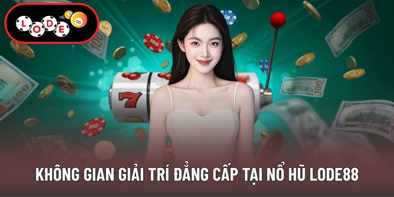 Không gian giải trí đẳng cấp tại nổ hũ Lode88